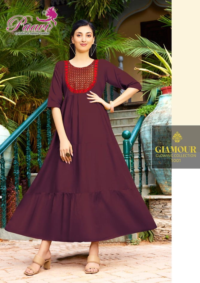 Paavi Rinaz Vol 2 Designer Fancy Wear Wholesale Anarkali Kurtis